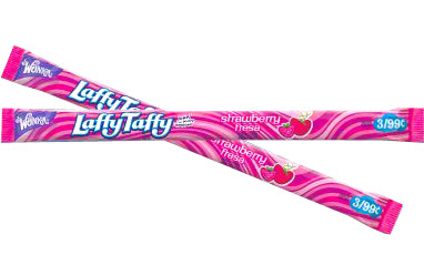 Strawberry Laffy Taffy Rope - 24PK Box