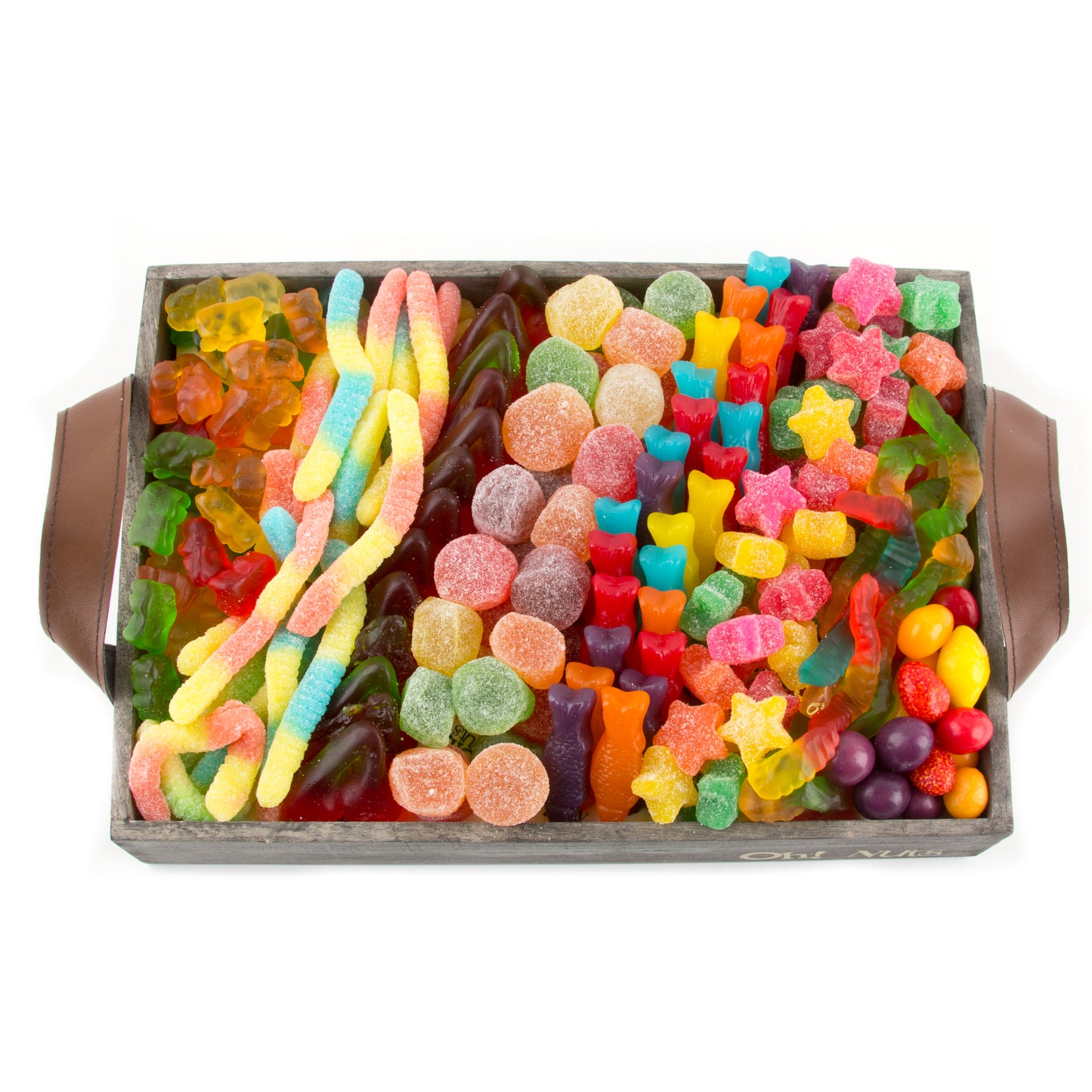 Candy Line-Up Gift Basket