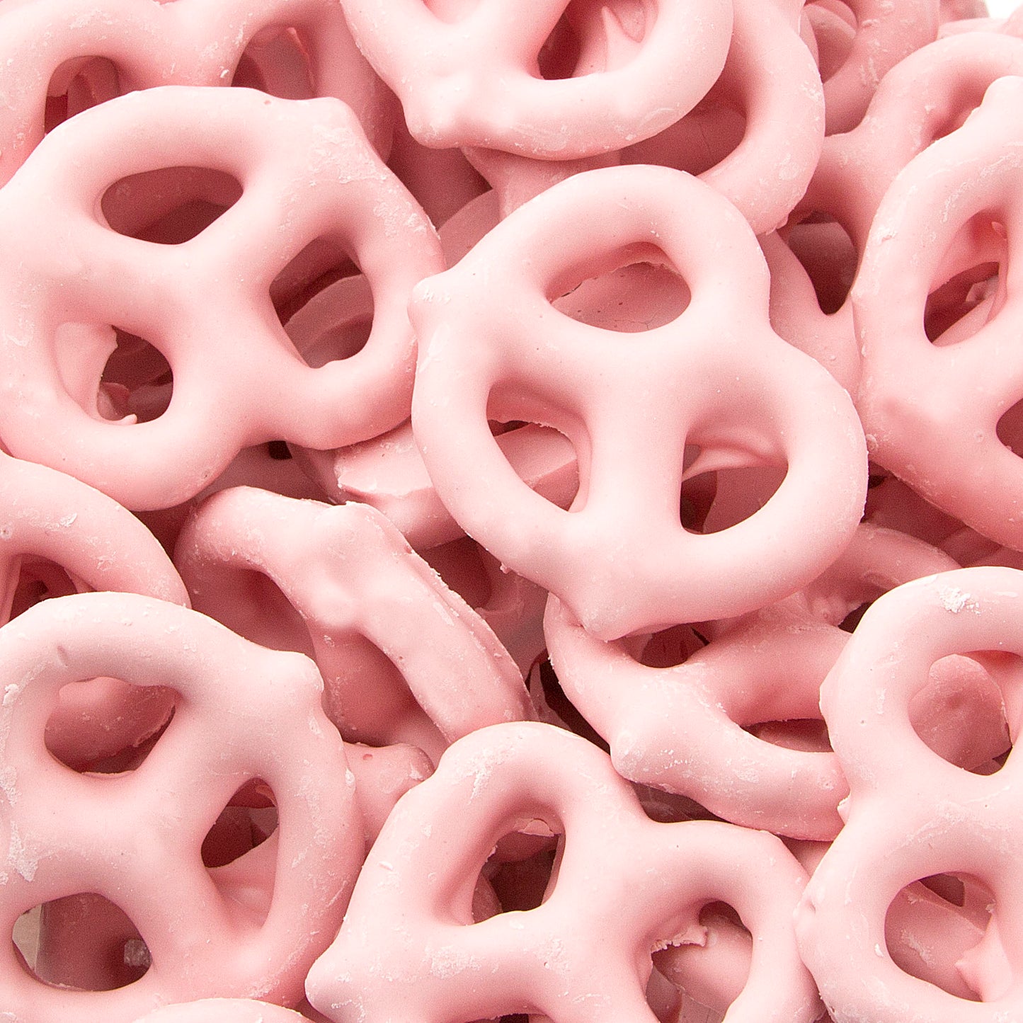 Pink Yogurt Covered Pretzels - Strawberry