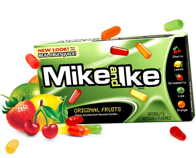 Mike & Ike Jelly Candy - Original Fruits - 24CT Box