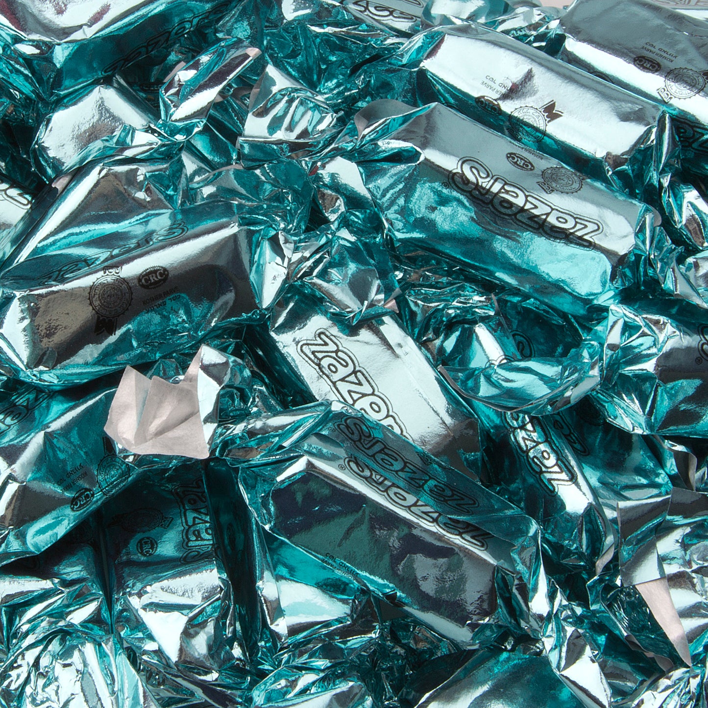 Baby Blue Foiled Zaza Chews - Blue Raspberry