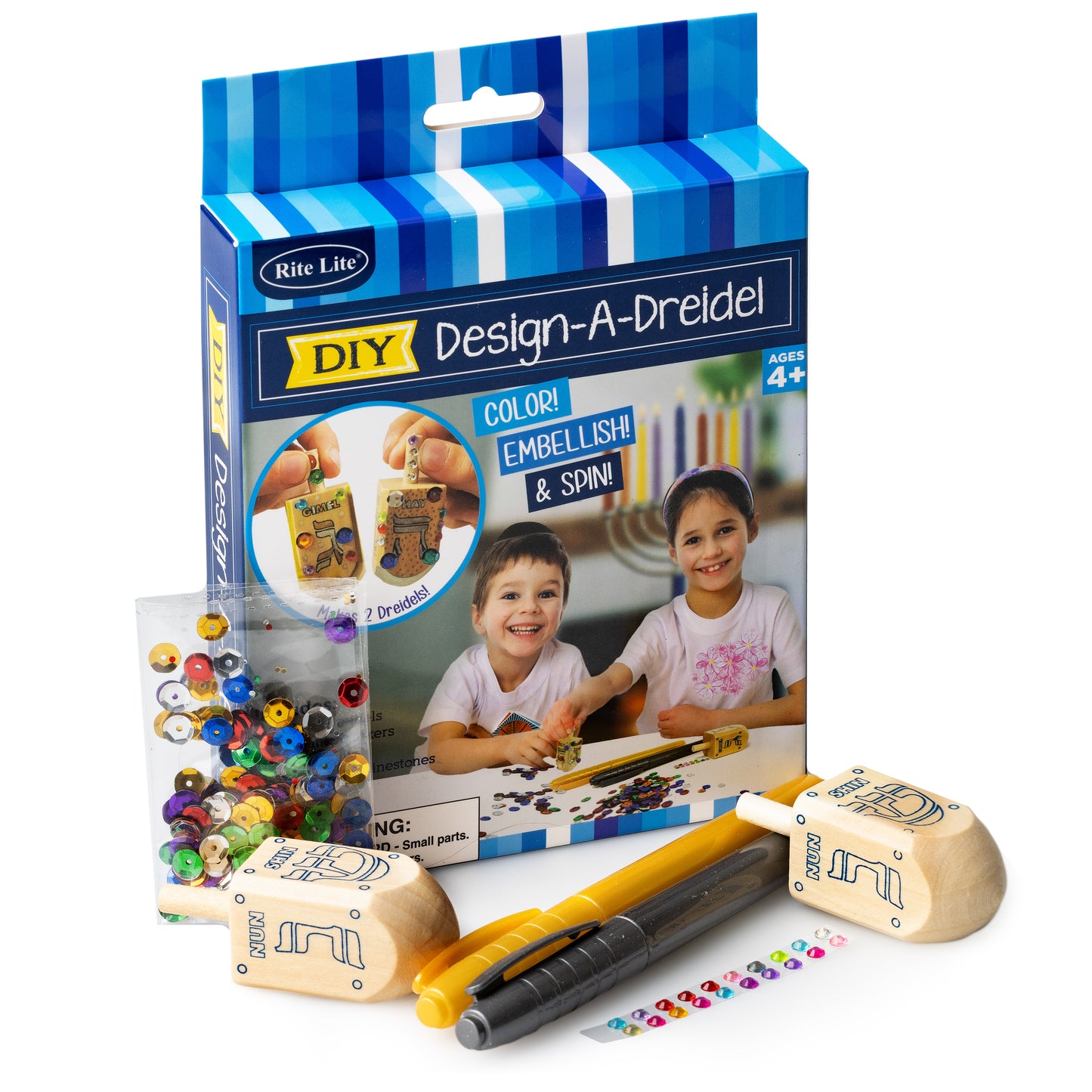 Design Your Own Dreidel Kit