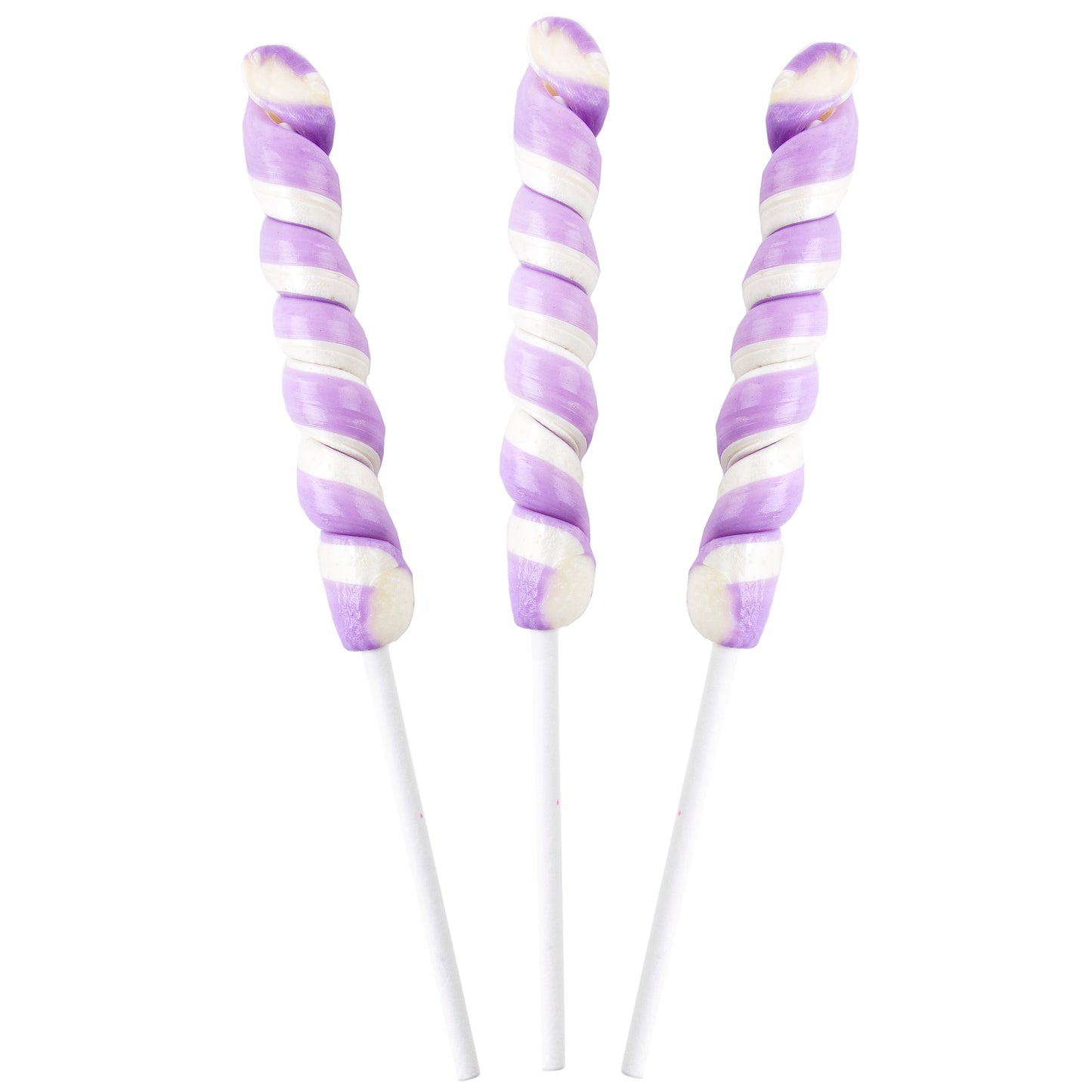 Mini Lavender & White Unicorn Lollipops - 24CT
