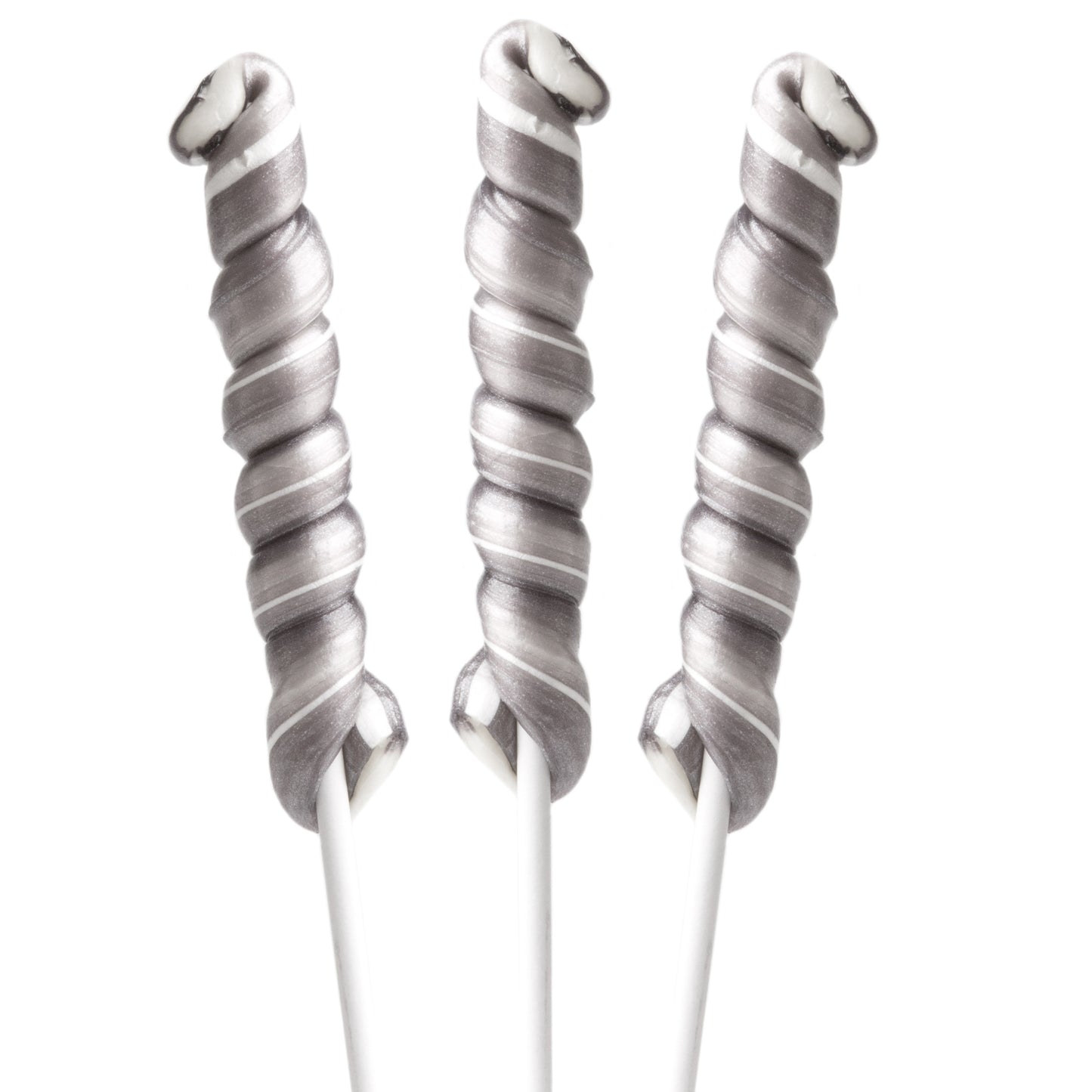 Mini Silver & White Unicorn Lollipops - 24CT