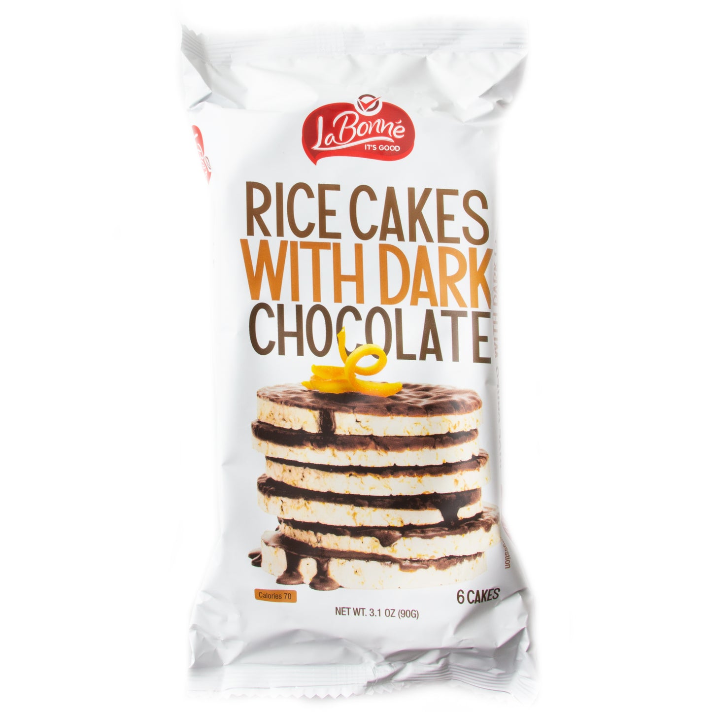 Passover Rice Cracker With Dark Chocolate - 3.1oz Pack