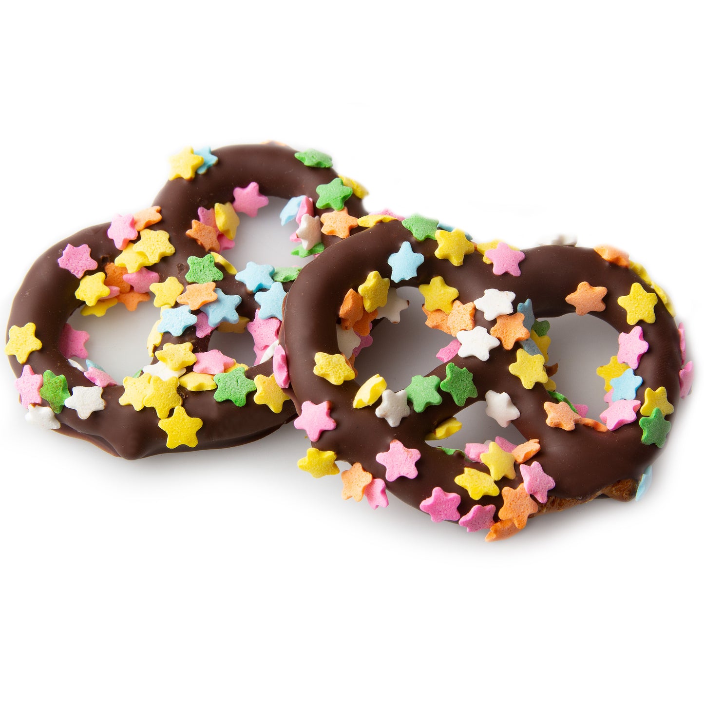 Belgian Chocolate Covered Pretzels Confetti