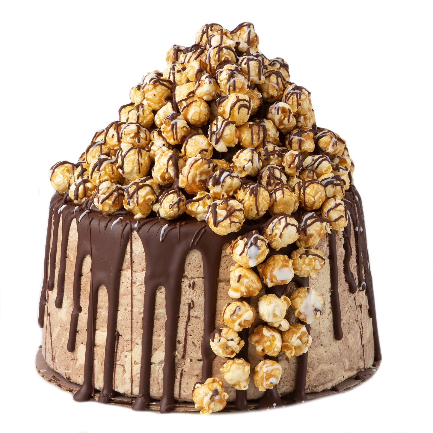 Gourmet Belgian Chocolate Covered Halva Cake - Caramel Popcorn