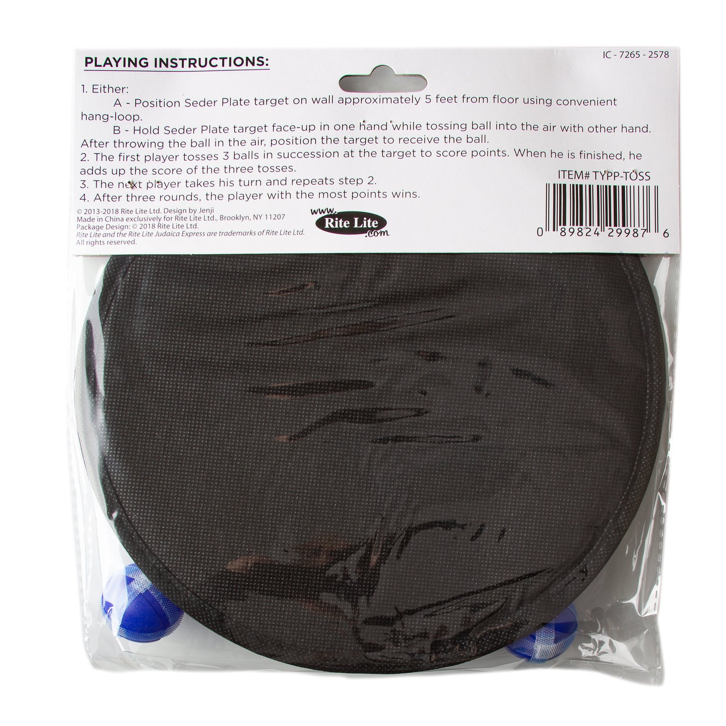 Passover Seder Ball Toss Game