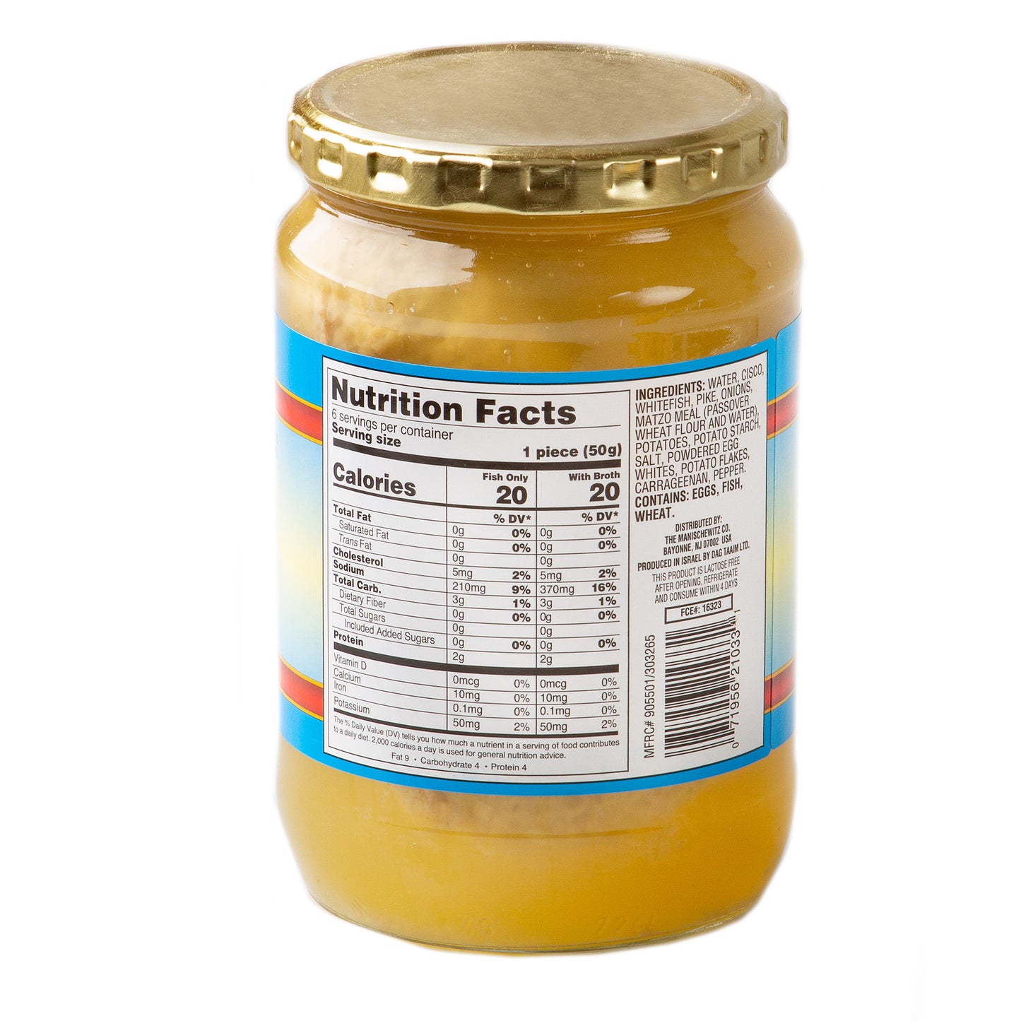Passover Pike'n White Fish - 24oz Jar