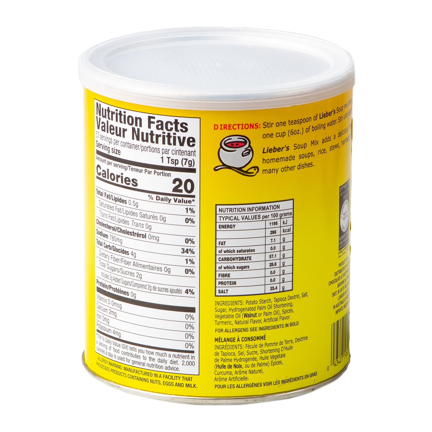 Passover Consomme Chicken Flavor Mix - 14oz Tub
