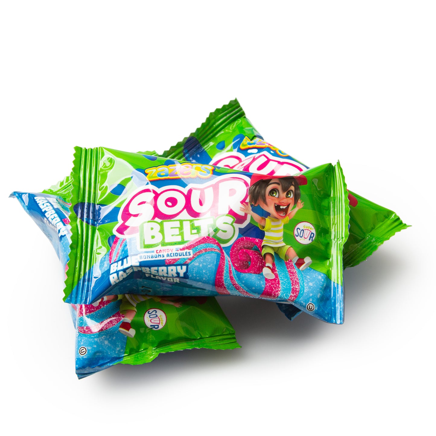 Blue Raspberry Sour Belts - 36CT Box