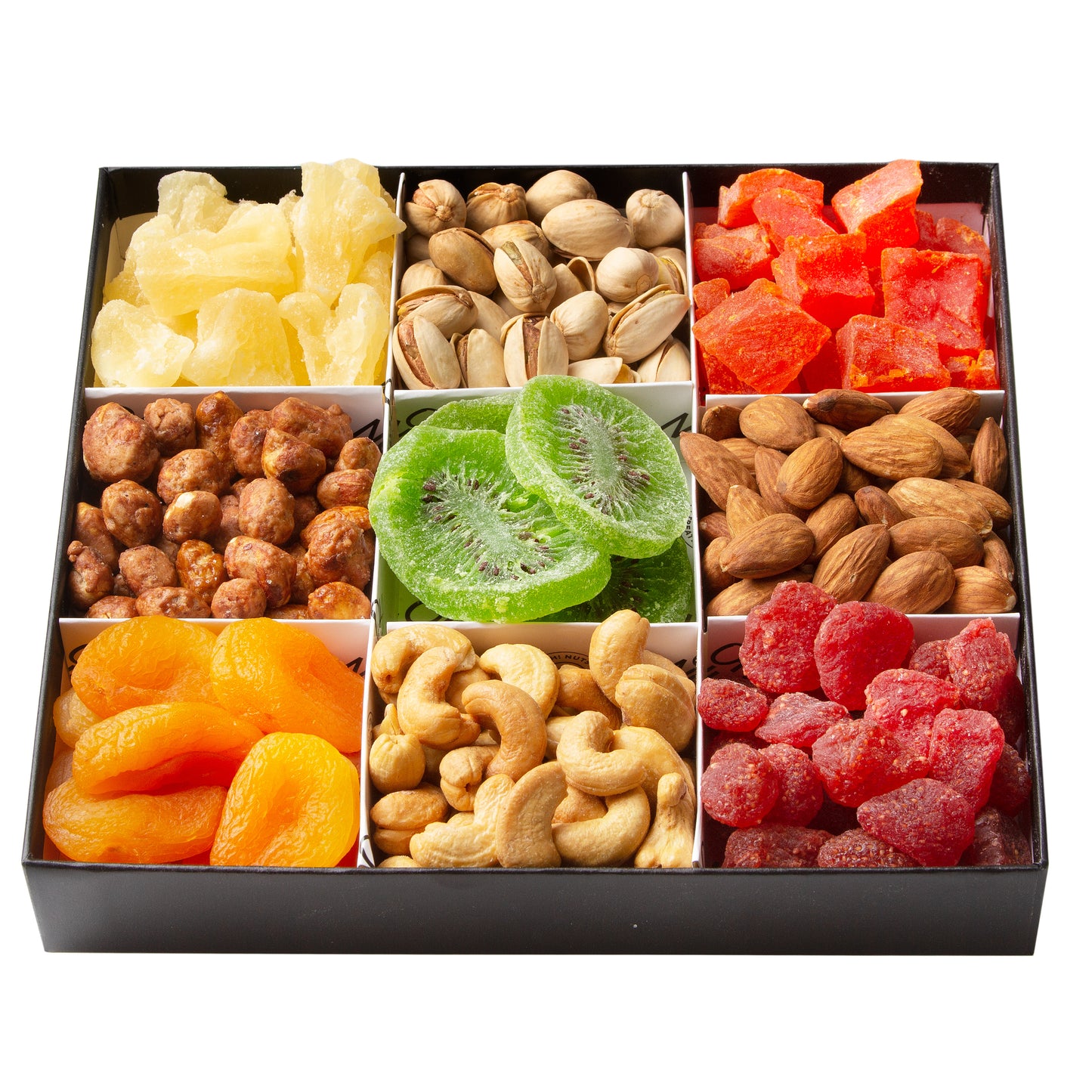 9 Variety Nuts & Dried Fruit Elegant Gift Box