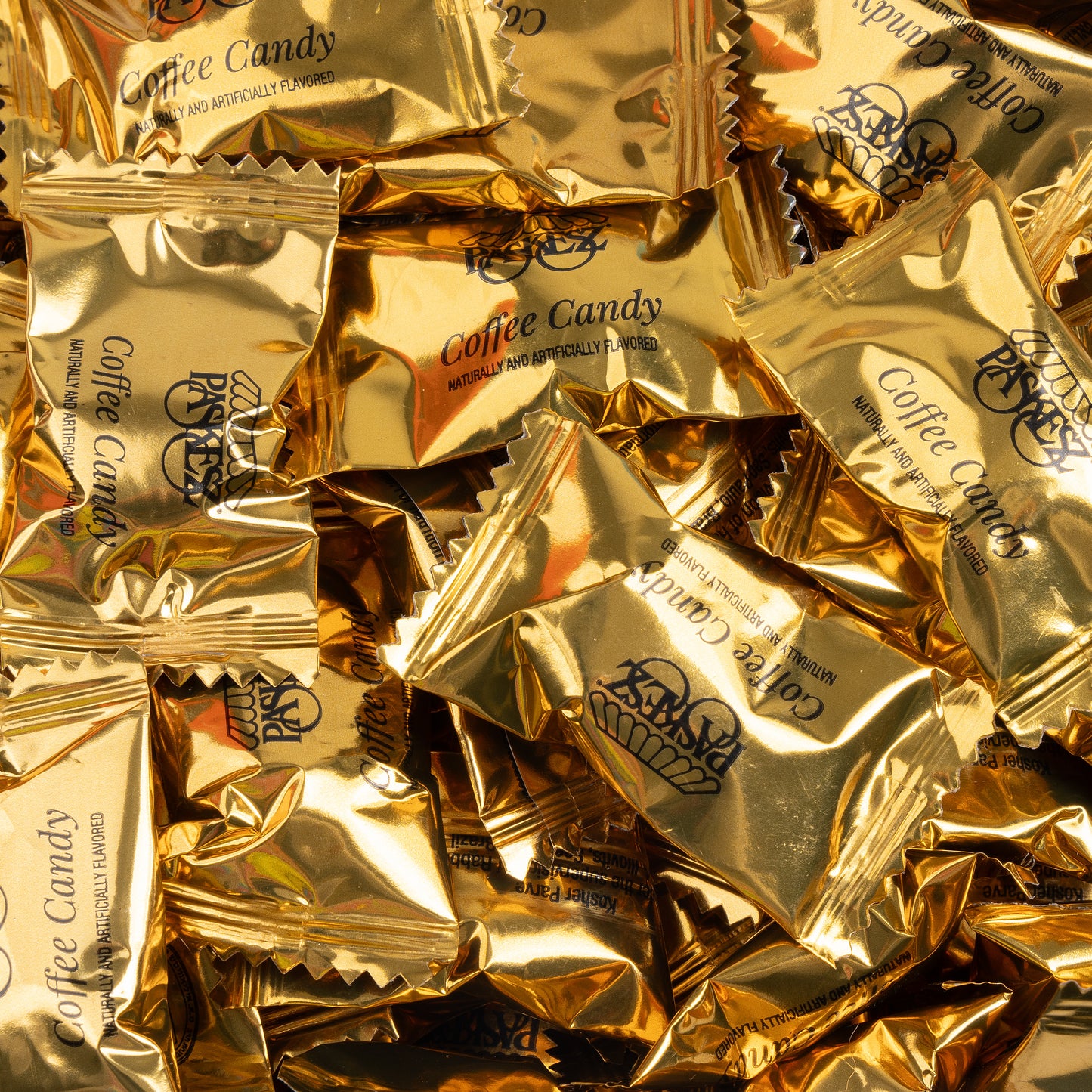 Metallic Gold Foiled Zaza Chews - Coffee