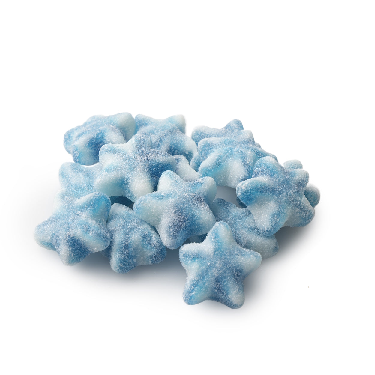 Blue & White Twist Stars Gummies