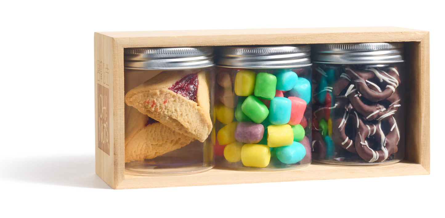 Purim 3 Jar Set Gift