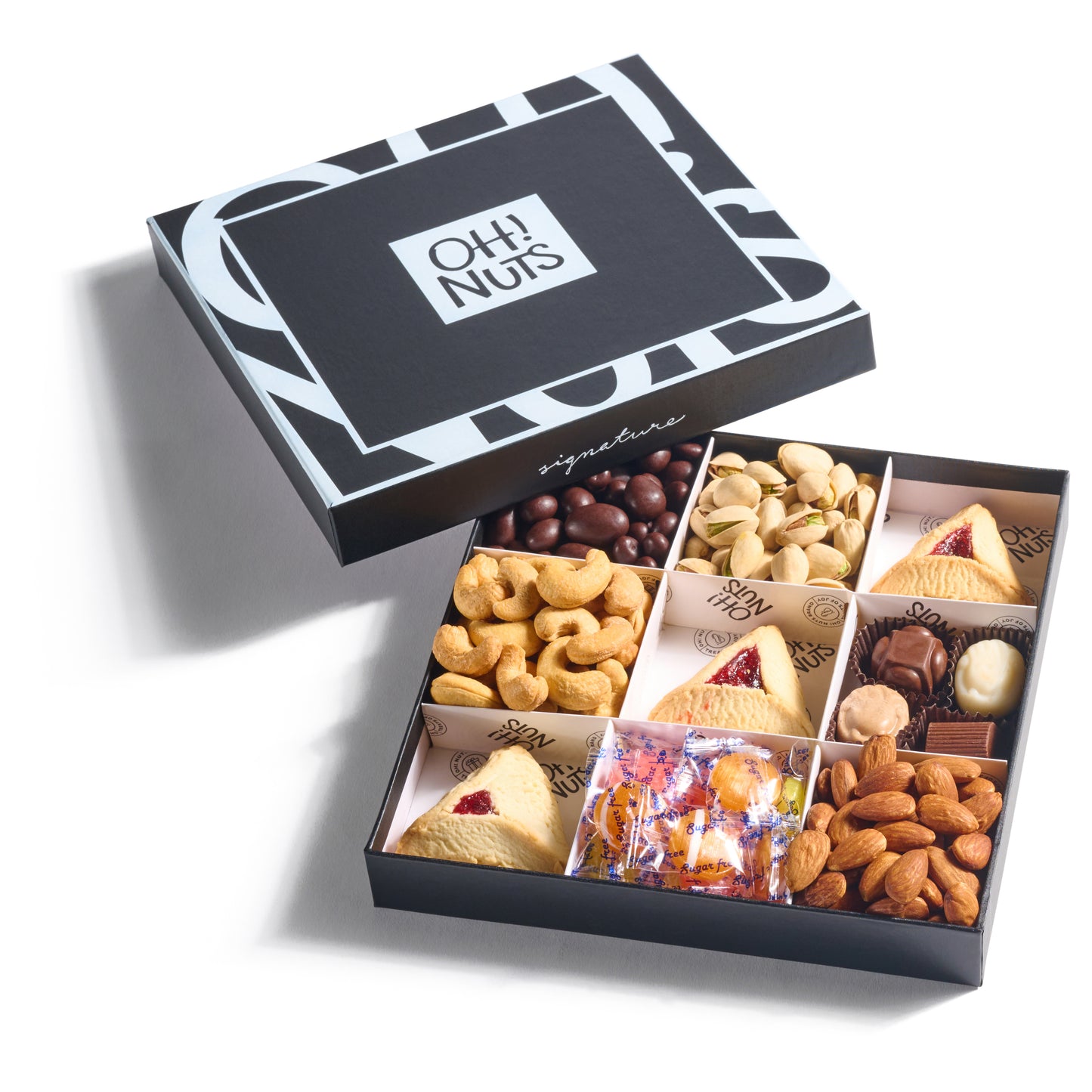 Natural Beauty - Purim Natural Sugar Free Selection Gift Tray Shalach Manos