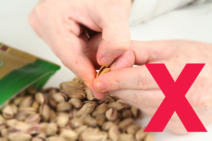 There is no need for your finger nails to get hurt while opening your Turkish Pistachios.