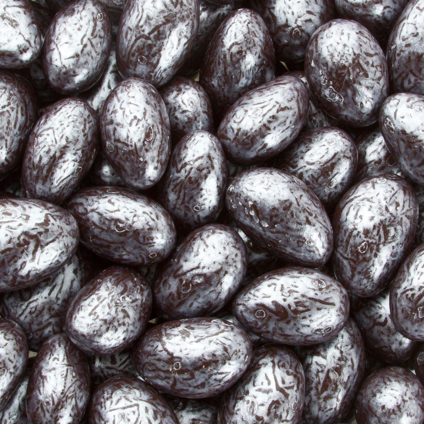 Silver Dark Chocolate Almond Jewels