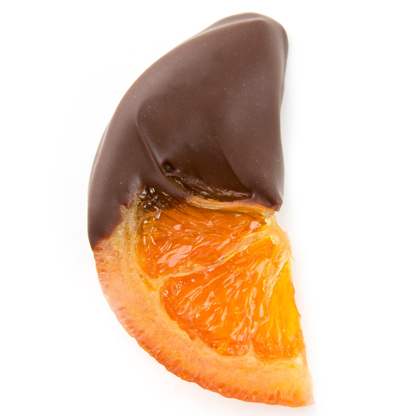 Dark Chocolate Dipped Glazed Orange Slices - 8 oz