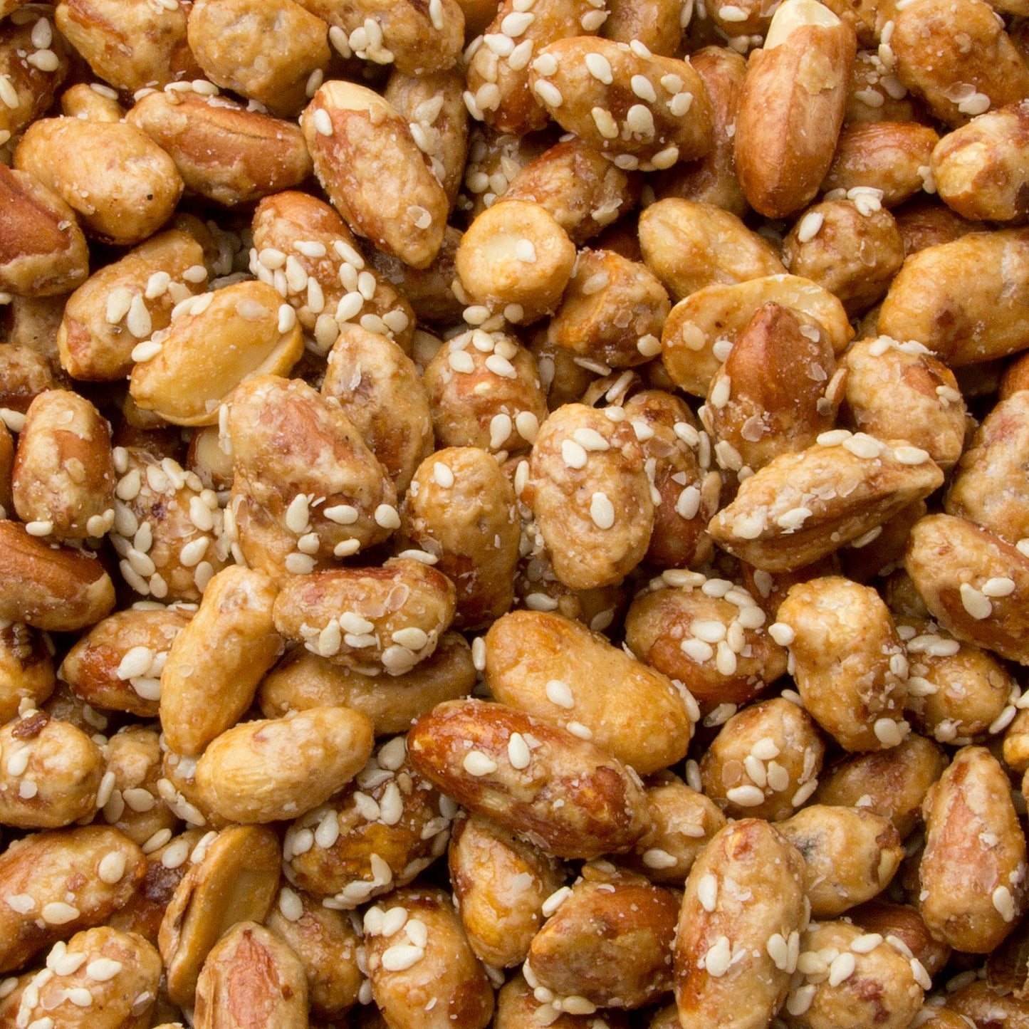 Sesame Honey Glazed Peanuts