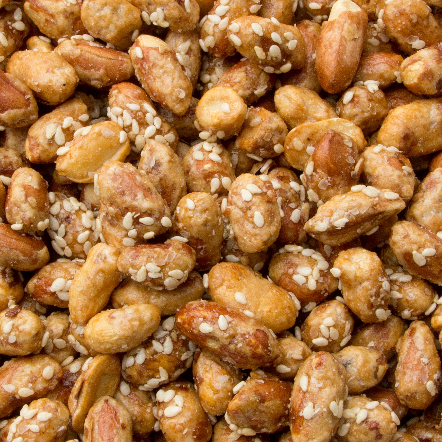 Sesame Honey Glazed Peanuts
