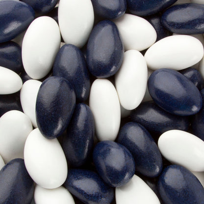 Navy Blue & White Jordan Almonds