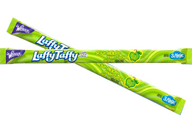 Sour Apple Laffy Taffy Rope - 24PK Box