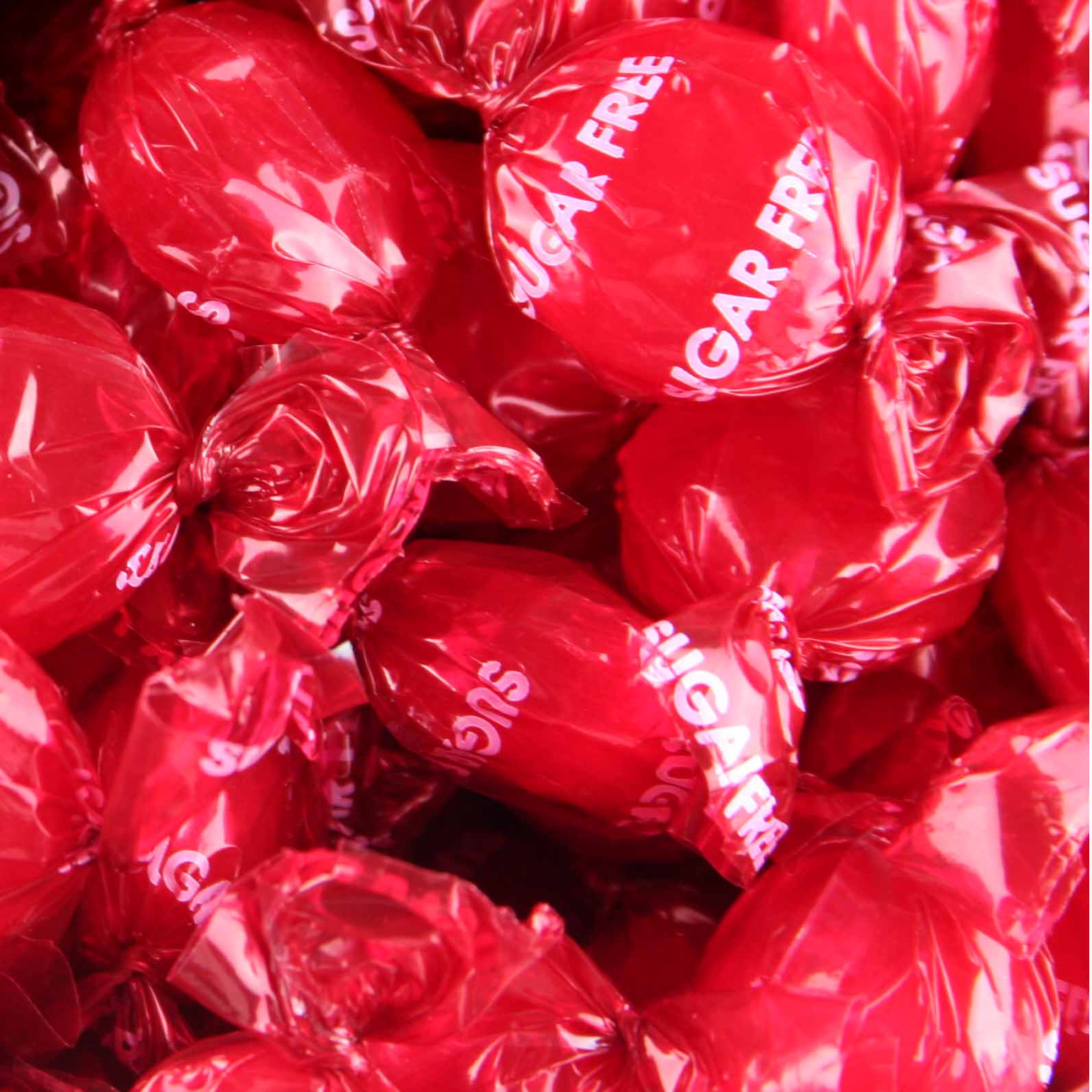 Cinnamon Sugar-Free Red Candy Buttons - Bulk