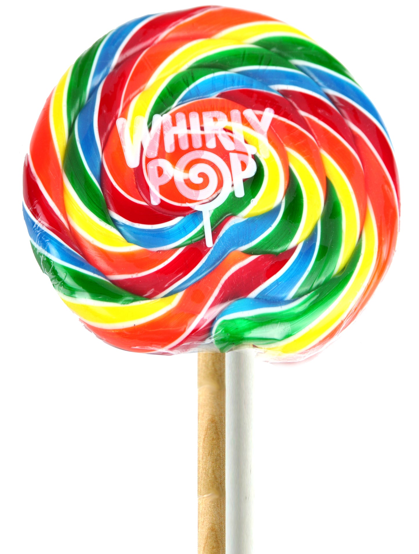 Rainbow Swirl Whirly Pop - with Stick