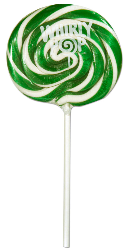 Green & White Whirly Pops 