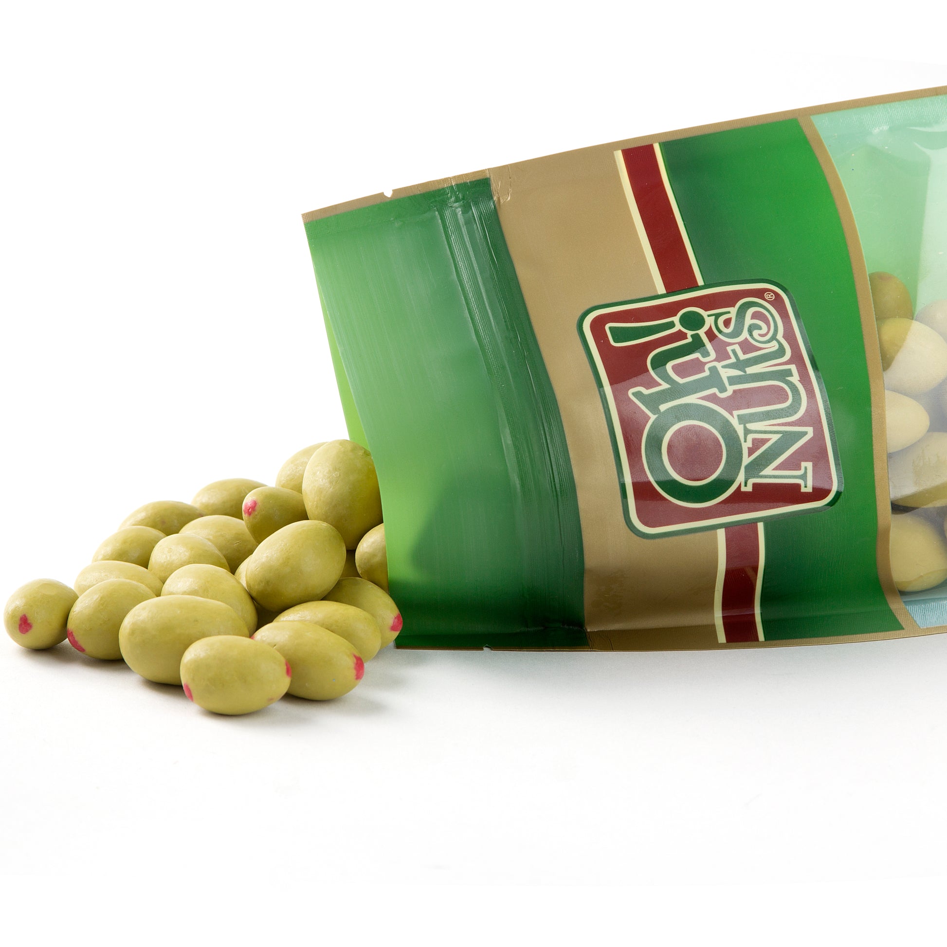 Pimento Olive Chocolate Almonds