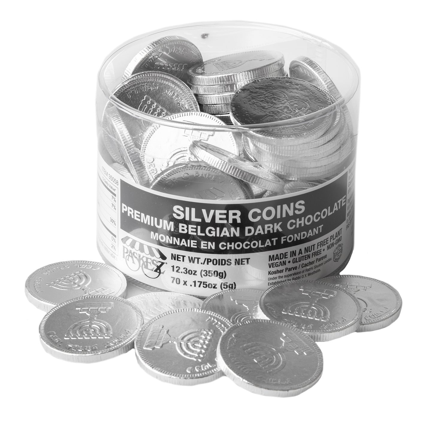 Nut-Free Dark Chocolate Coins