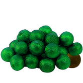 Dark Green Foiled Milk Chocolate Balls (Chalav Stam)