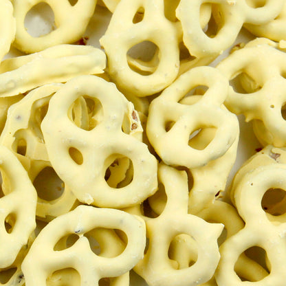 Yellow Yogurt Covered Pretzels - Lemon & Crème