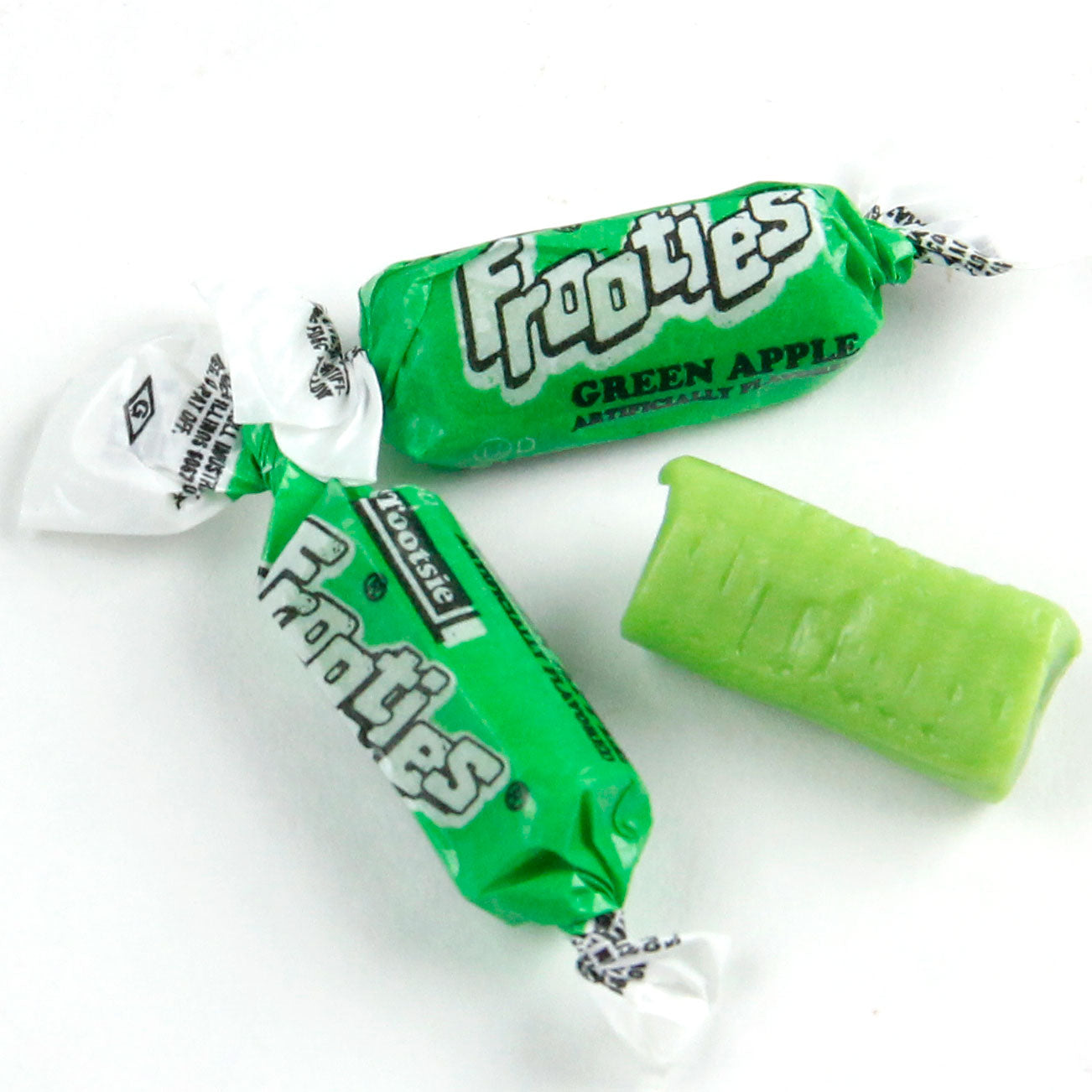 Green Tootsie Roll Frooties Candy - Apple