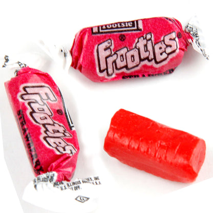 Red Tootsie Roll Frooties Candy - Strawberry