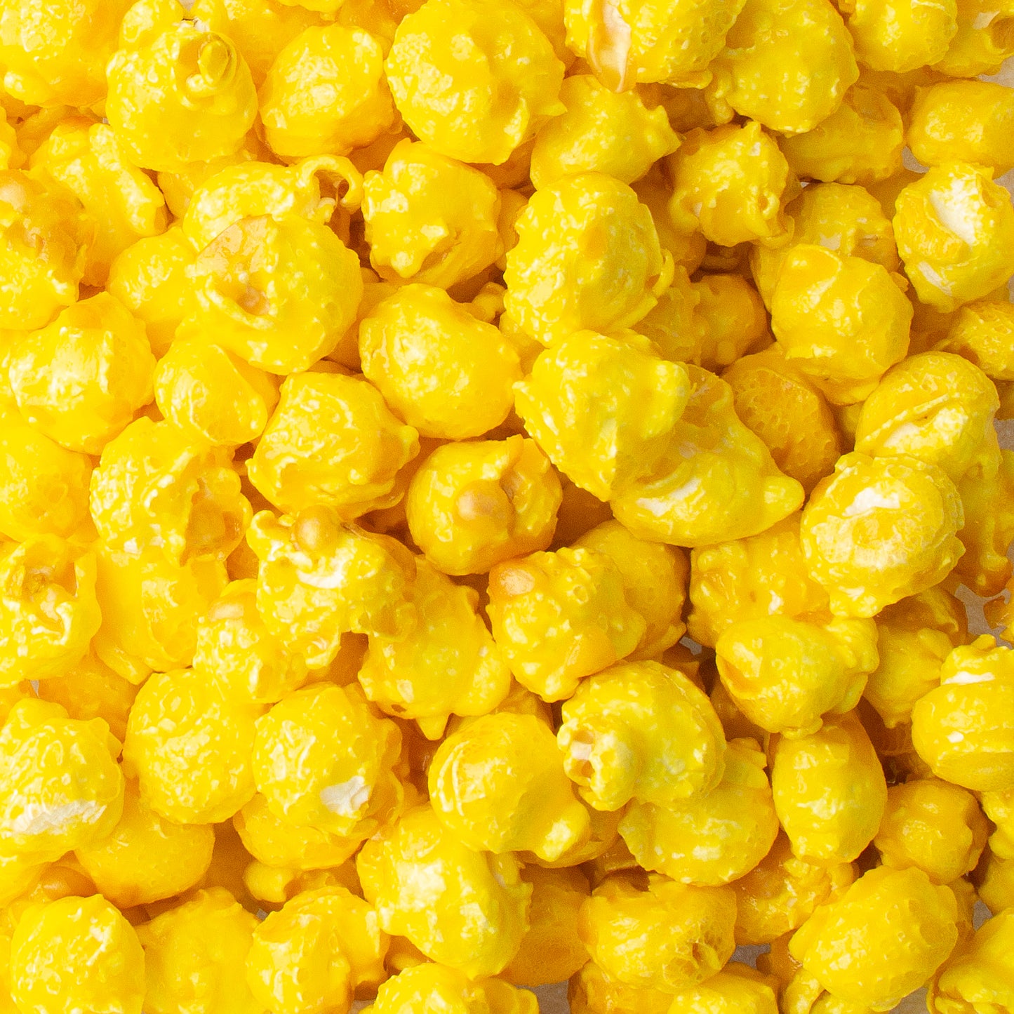 Yellow Candy Coated Popcorn - Lemon