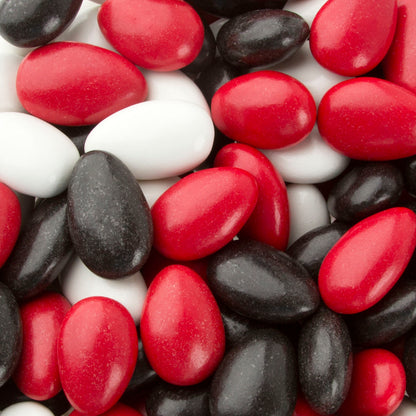 Red, Black & White Jordan Almonds