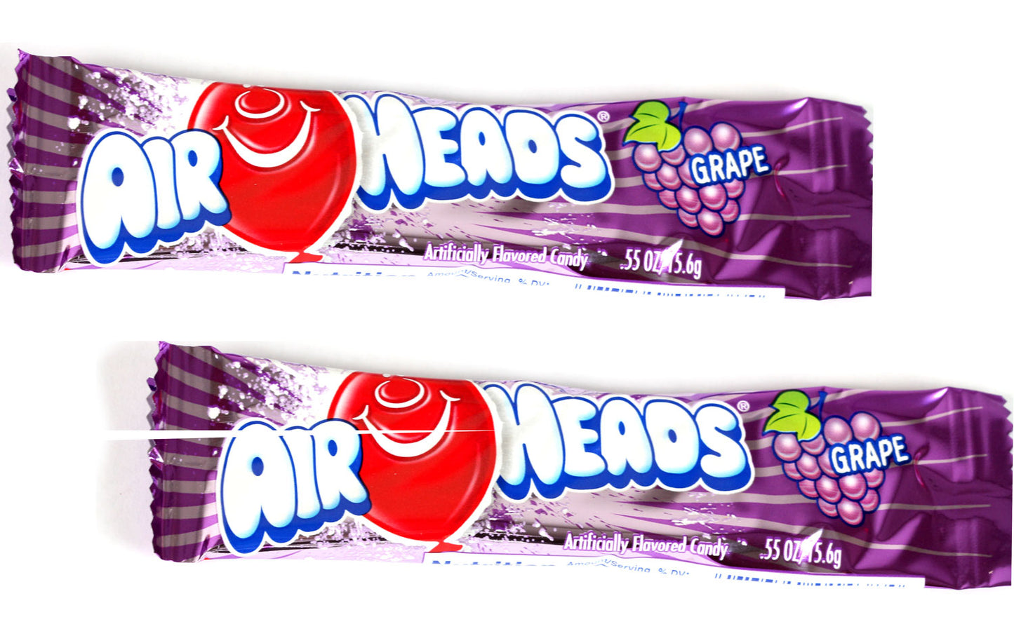 AirHeads Grape Taffy Candy Bars - 36CT Box