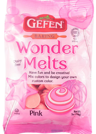Non-Dairy Pink Melting Chocolate Wafers