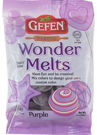 Non-Dairy Purple Melting Chocolate Wafers