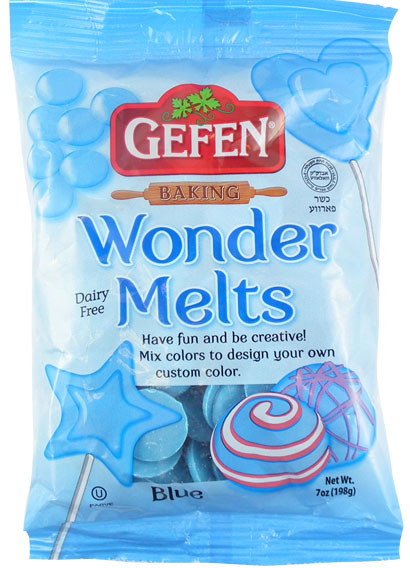 Non-Dairy Blue Melting Chocolate Wafers
