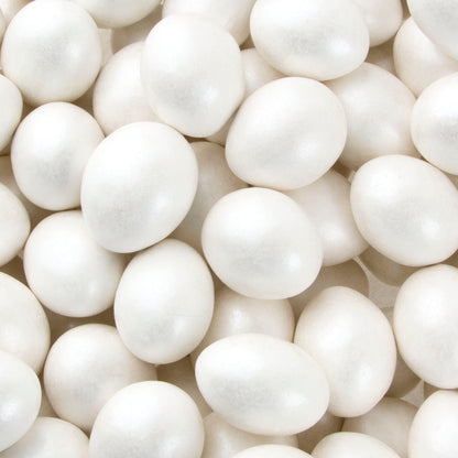 White Sparkle Chocolate Jordan Almonds