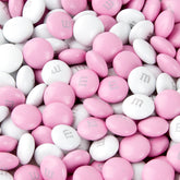 Light Pink & White M&M's Chocolate Candy (Chalav Stam)