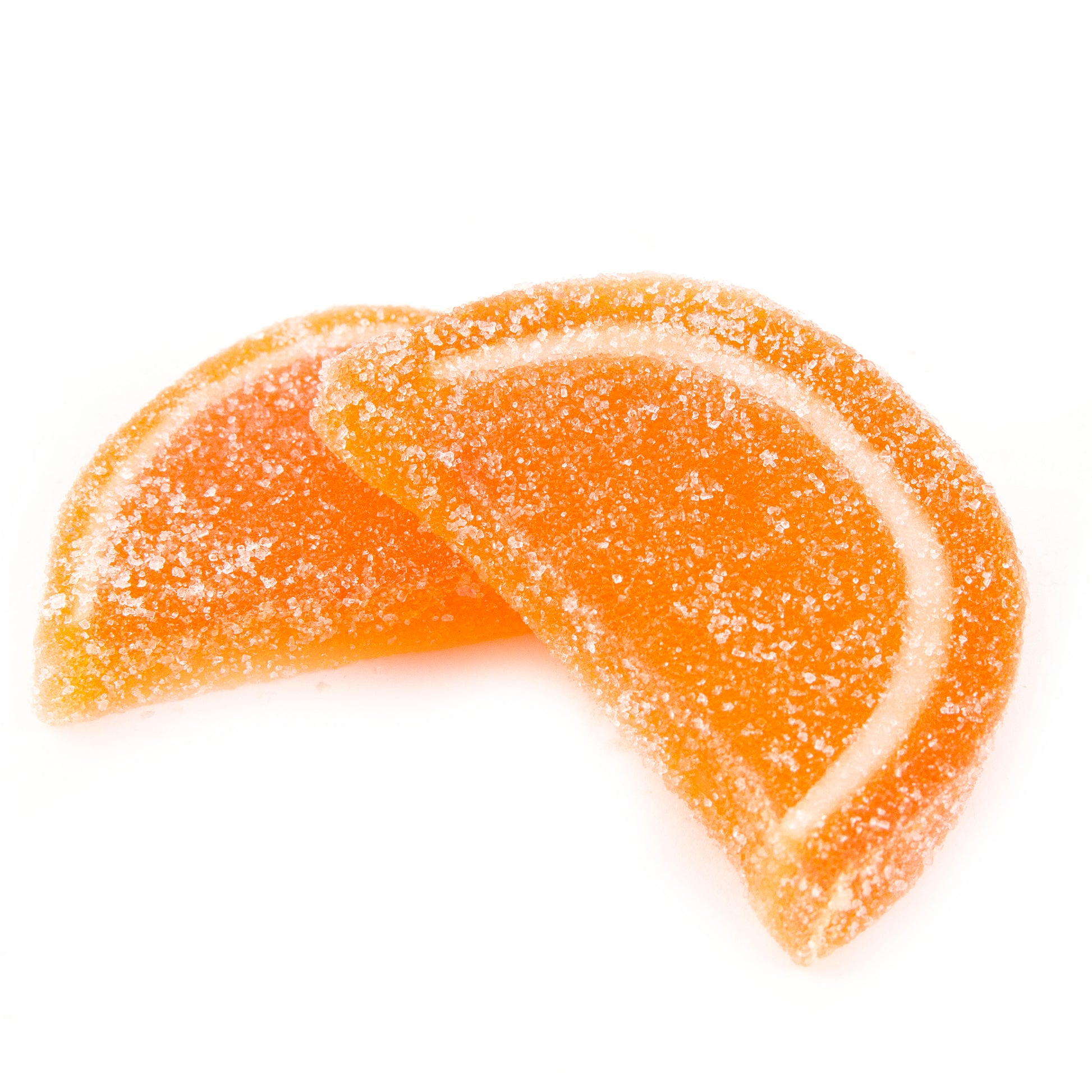 Wrapped Orange Jelly Fruit Slices - 24 Pieces