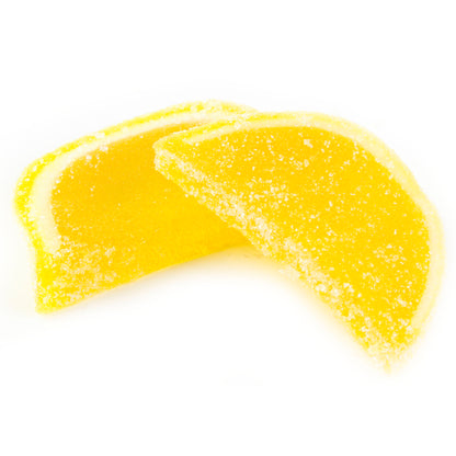 Wrapped Lemon Jelly Fruit Slices - 24 Pieces