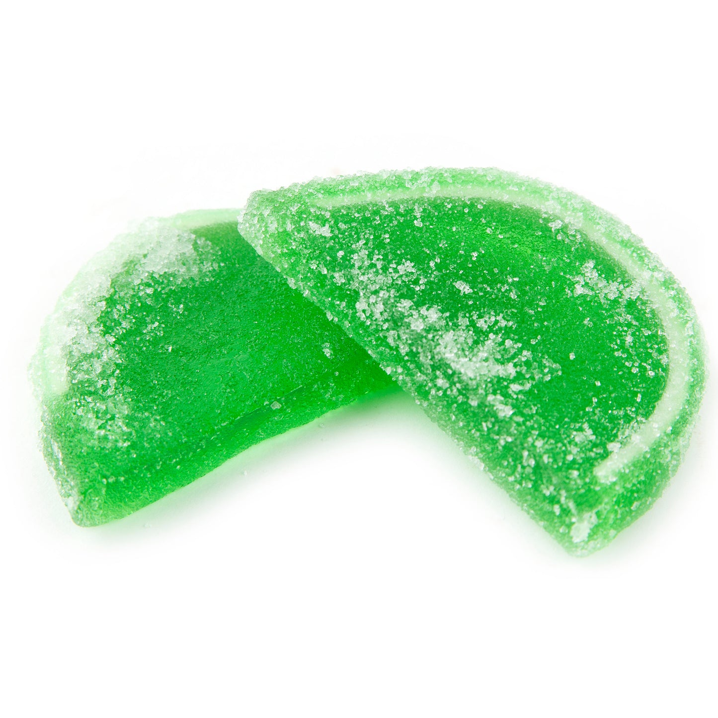 Wrapped Lime Jelly Fruit Slices - 24 Pieces