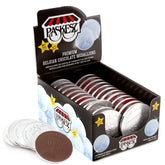 Nut-Free Dark Belgian Chocolate Silver Medallions
