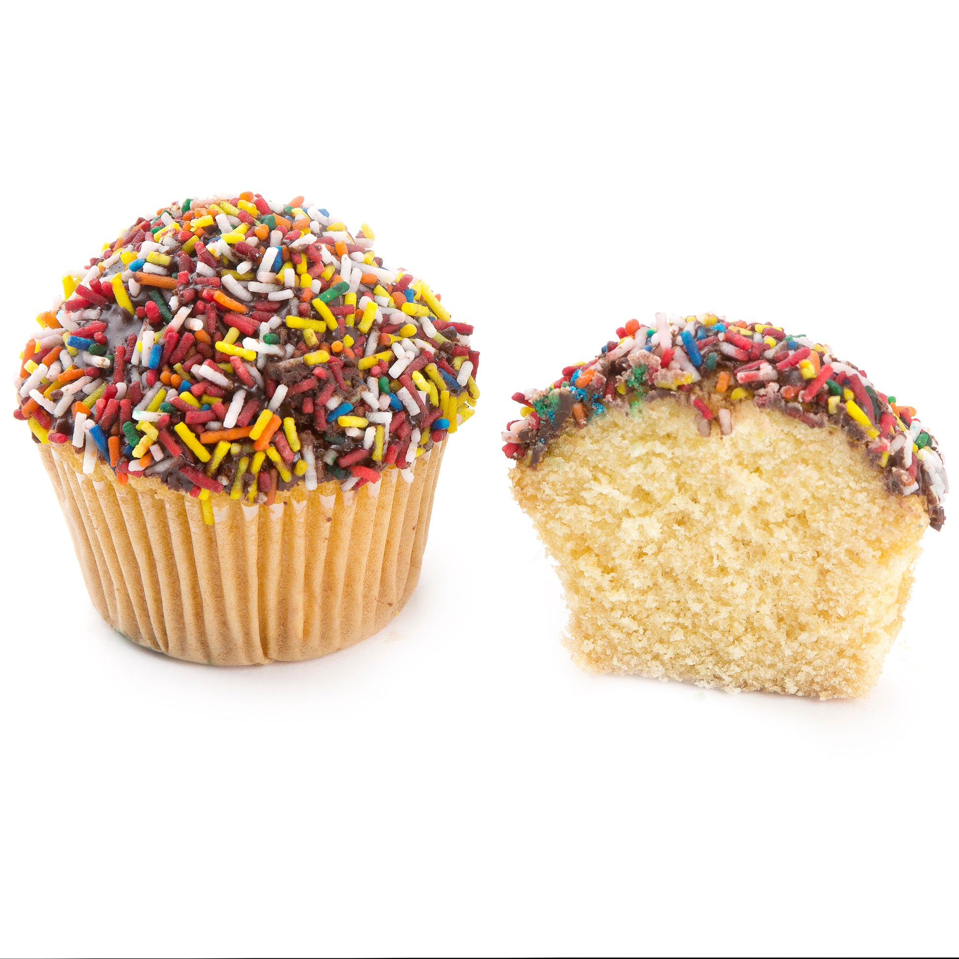 Passover Vanilla Sprinkle Cupcakes - 6 CT