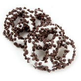 White Chocolate Covered Pretzels with Chocolate Chips